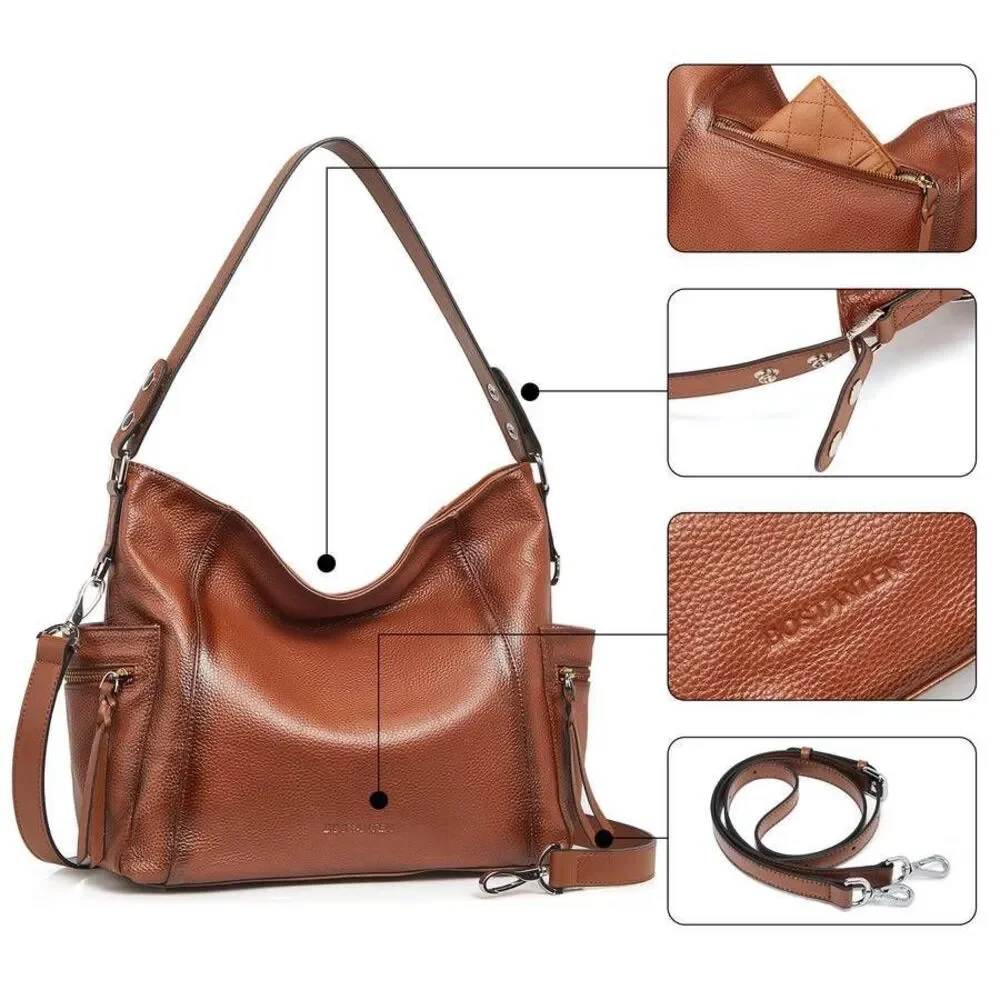 Bostanten Leather Kweli Multi-Function Convertible Hobo Shoulder Bag